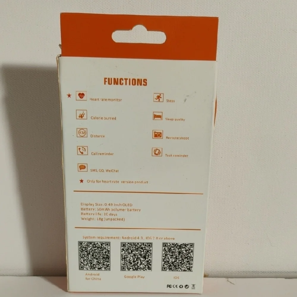 Smart Bracelet Just Run Just With Me Fitness Tracker